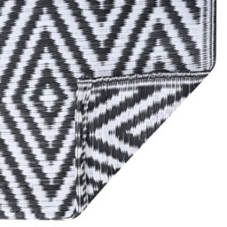 Walplus Outdoor Carpet White And Black 190X290 Cm Pp - thumbnail 6