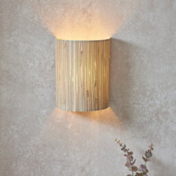 Luminosa Lighting Luminosa Longshore Shade Wall Lamp, Natural Seagrass, Matt Black - thumbnail 2