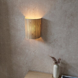 Luminosa Lighting Luminosa Longshore Shade Wall Lamp, Natural Seagrass, Matt Black - thumbnail 4