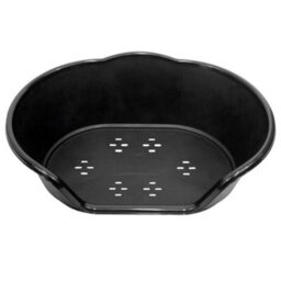 KetoPlastics Small Dog Bed Plastic Pet Bed - Black - thumbnail 8