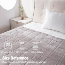 Vivo Teddy Fleece Weighted Blanket Quilted Sherpa Throw Deep Sleep Therapy Relax - 150 X 200Cm - 8Kg - thumbnail 7