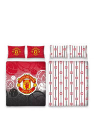 Manchester United Fc Crest Double Duvet Cover And Pillowcase Set - thumbnail 2