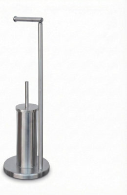 Alivio Freestanding Toilet Paper Holder With Toilet Brush Set (20.5 X 67Cm) - image 1