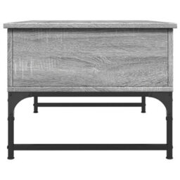 Berkfield Coffee Table Grey Sonoma 70X50X40 Cm Engineered Wood And Metal - thumbnail 6