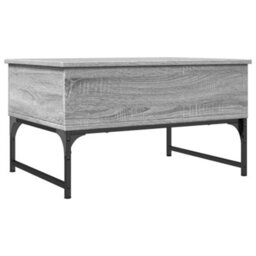 Berkfield Coffee Table Grey Sonoma 70X50X40 Cm Engineered Wood And Metal - thumbnail 2