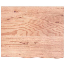 Berkfield Wall Shelf Light Brown 60X50X2 Cm Treated Solid Wood Oak - thumbnail 2