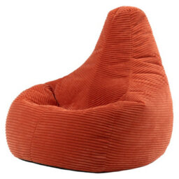 2 Pack Icon Gaming Bean Bag Recliner Jumbo Cord Terracotta - thumbnail 4