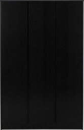 Seconique Malvern 3 Door Wardrobe In Black Finish Hanging Rail And Shelving - thumbnail 6