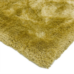 Asiatic Plush Yellow Plain Shaggy Rug-70Cm X 140Cm - thumbnail 2