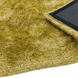 Asiatic Plush Yellow Plain Shaggy Rug-70Cm X 140Cm - thumbnail 4