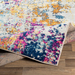 Livabliss Sunderland-Abstract Blue Grey Modern Marble Living Dining Bedroom Rug 160 X 220 Cm Easy Care, Non Shedding - thumbnail 4