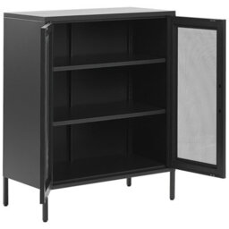 Beliani  Cabinet Wakatipu Metal Black - thumbnail 5