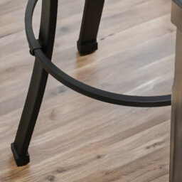 Pirlo Plush Set Of 2 Industrial Swivel Bar Stools 72.8Cm - thumbnail 2