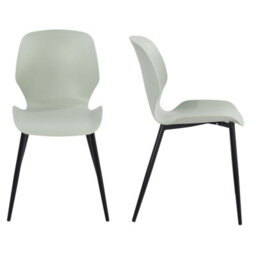 Core Products Aspen White 120Cm Rectangular Table And 4 Carnaby Sage Green Moulded Plastic Chairs - thumbnail 5