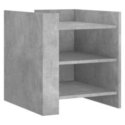 Berkfield Bedside Cabinet Concrete Grey 45X50X50 Cm Engineered Wood - thumbnail 2