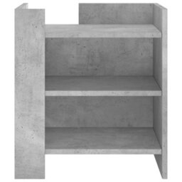 Berkfield Bedside Cabinet Concrete Grey 45X50X50 Cm Engineered Wood - thumbnail 4
