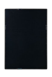 Mirroroutlet The Naturali Solid Black Oak Rounded Corner Wall Mirror 100Cm X 70Cm - thumbnail 6