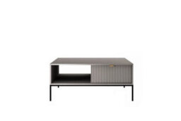 Arte Elegant Nova Coffee Table H460mm W1040mm D680mm In Grey Matt - Modern Centrepiece For Your Living Room - thumbnail 2