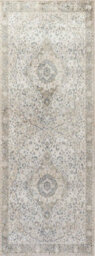 Livabliss Lillian-Washable Grey Green Traditional Vintage Boho Living Dining Rug 80 X 220 Cm Easy Care, Non Shedding - thumbnail 1