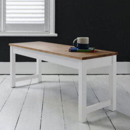 Nöa & Nani Noa & Nani Dining Table With 2 Benches Dining Set In Natural Pine & White Annika - thumbnail 2