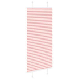 Berkfield Pleated Blind Pink 60X150 Cm Fabric Width 59.4 Cm Polyester - thumbnail 4