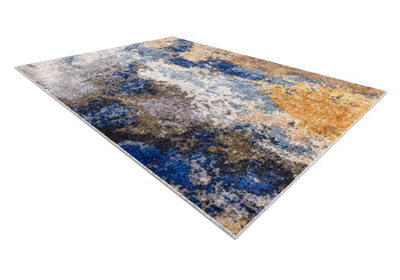 RugsX Miro 51774.802 Washing Carpet Abstraction Anti-Slip - Blue Beige 140X190 Cm - image 1