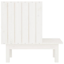 Vidaxl Cat House White 60X36X60 Cm Solid Wood Pine - thumbnail 5