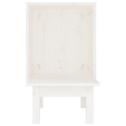 Vidaxl Cat House White 60X36X60 Cm Solid Wood Pine - thumbnail 4
