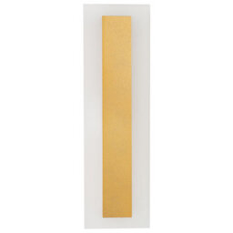 Beliani Outdoor Led Wall Light Gold 30Cm, Steel Body With Acrylic Diffuser - thumbnail 2