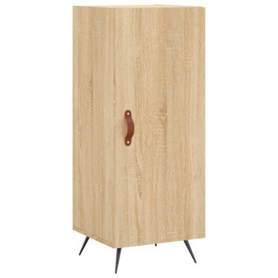Berkfield Modern Sideboard Sonoma Oak 34.5X34X90 Cm Engineered Wood - image 1