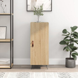 Berkfield Modern Sideboard Sonoma Oak 34.5X34X90 Cm Engineered Wood - thumbnail 2
