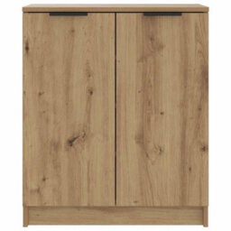 Vidaxl Shoe Cabinet Artisian Oak 59X35X70 Cm Engineered Wood - thumbnail 5