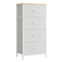 Songmics Fabric Dresser For Bedroom, With 4 Drawers, Metal Frame, Chest Of Drawers - thumbnail 3