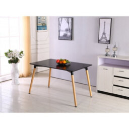 Life Interiors Patchwork Halo Dining Set Includes A Black Dining Table & Set Of 4 Multicolour Fabric Tub Chairs - thumbnail 3