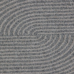 Loomed Silver Indoor Outdoor Washable Weather Resistant Rug 120Cm X 170Cm - thumbnail 3