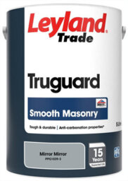 Leyland Trade Truguard Smooth Masonry Paint Mirror Mirror (Ppg1039-3) 5L - thumbnail 2