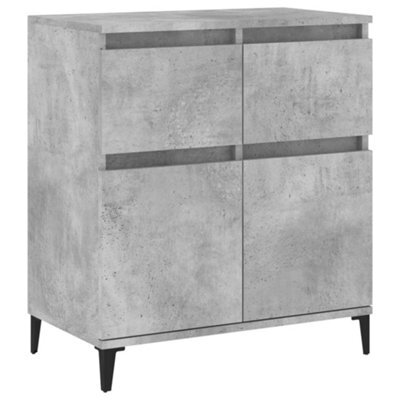 Berkfield Elegant Sideboard Concrete Grey 60X35X70 Cm Engineered Wood - image 1