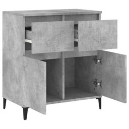 Berkfield Elegant Sideboard Concrete Grey 60X35X70 Cm Engineered Wood - thumbnail 6