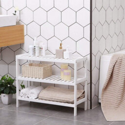 3 Tier Bamboo Shoe Storage Stand Shelf Organiser - Made Of 100% Eco-Friendly And Durable Natural Bamboo - thumbnail 4