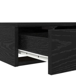 Berkfield Bed Drawers Black Oak 150X36,5X16,5 Cm Engineered Wood - thumbnail 9