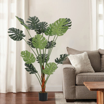Darphe 150 Cm Artificial Tropical Monstera Plant In A Pot (Fake Plant) - image 1