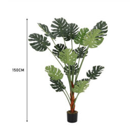 Darphe 150 Cm Artificial Tropical Monstera Plant In A Pot (Fake Plant) - thumbnail 9
