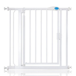 Bettacare Auto Close Pet Gate, 82.2Cm - 89.2Cm, White, Pressure Fit Stair Gate For Dog & Puppy