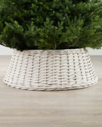 Werchristmas 70 Cm Off-White Wicker Rattan Christmas Tree Collar - thumbnail 2