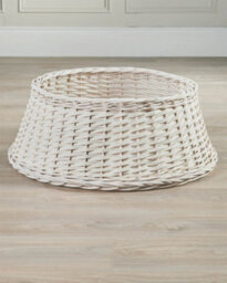 Werchristmas 70 Cm Off-White Wicker Rattan Christmas Tree Collar - thumbnail 5