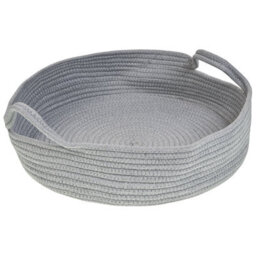 Beliani  Pet Bed Dalaman Cotton Grey - thumbnail 4
