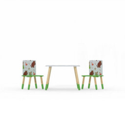Kidsaw Childrens Gruffalo Table & Chairs Set, Preschoolers Study Activity, Kids Or Toddlers - thumbnail 2