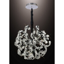 Luminosa Lighting Luminosa Esme Pendant 12 Light G4 Polished Chrome/crystal, Not Led/cfl Compatible - thumbnail 2