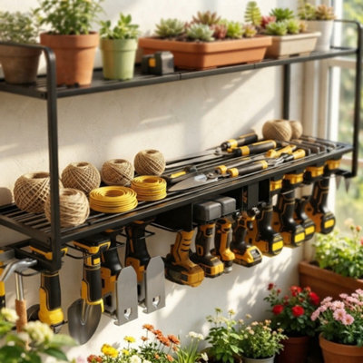 Large Power Tool Organiser Rack  Wall Mounted - image 1