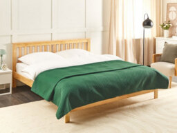 Beliani Bedspread Nape 200 X 220 Cm Dark Green - thumbnail 2
